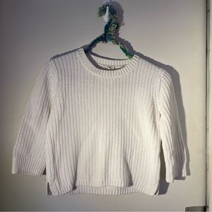 Cropped cotton knit sweater from Levi’s